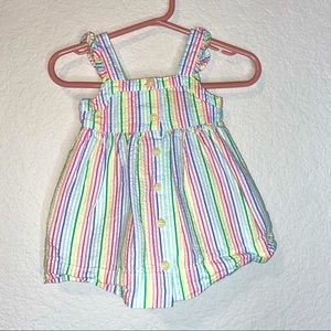 Baby Gap rainbow stripes dress 3-6 months
